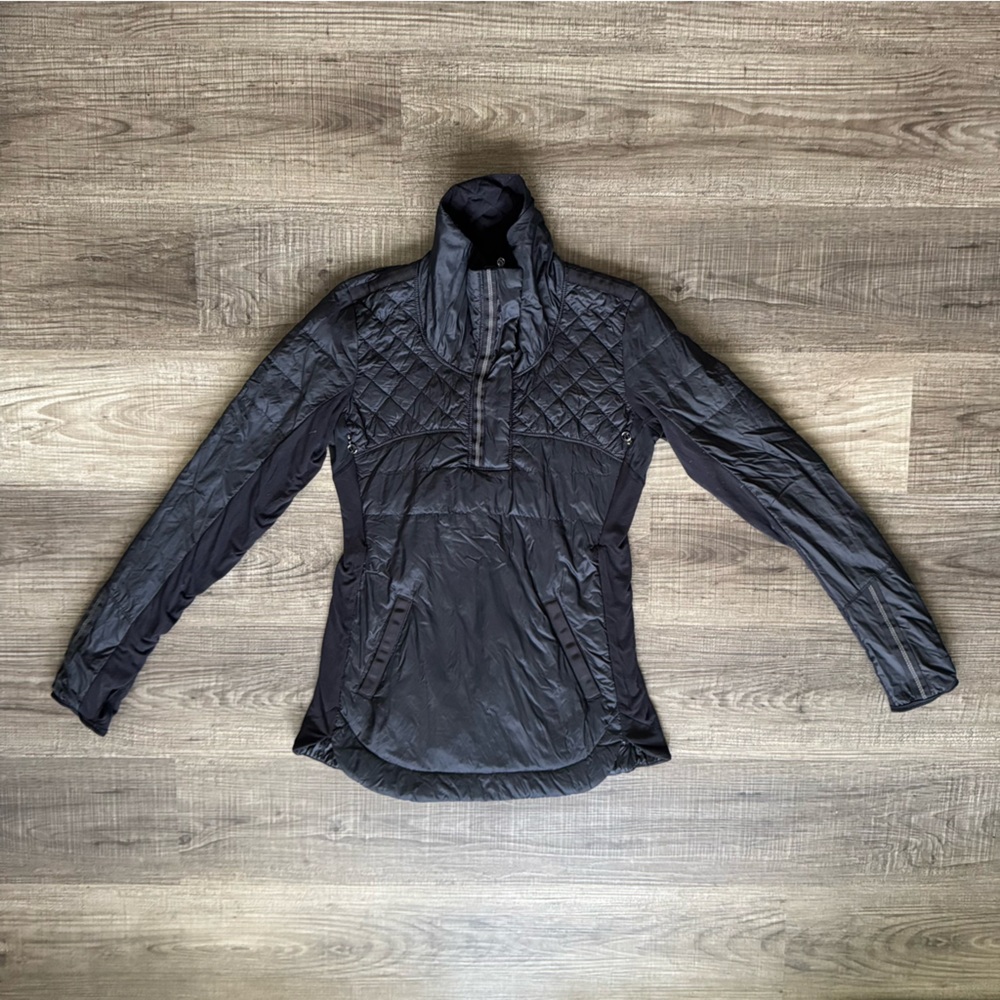Lululemon What The Fluff Pullover Black Size 4